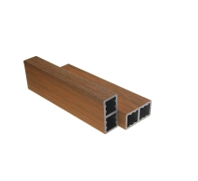 WPC drvena cijev LT-04A, 3D zrnato drvo, AURORA, 100x50x2900 mm