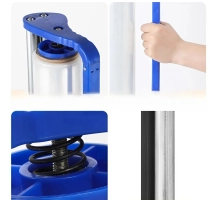 PVC stretch film dispenser, hand held, for 2-5 kg film rolls