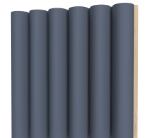 ZAOBLJEN stenski panel, masivni les, vodoodporen, TEMNO MODRO, 147x2750 mm (0.40 m²)