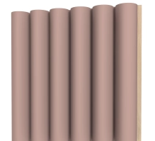 LEKEREKÍTETT falpanel, fa, vízálló, VILÁGOS RÓZSASZÍN, 118x2800 mm (0.33 m²)