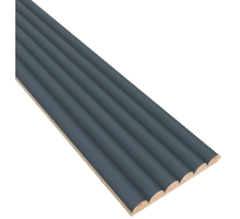 ZAOBLJEN stenski panel, masivni les, vodoodporen, TEMNO MODRO, 147x2750 mm (0.40 m²)