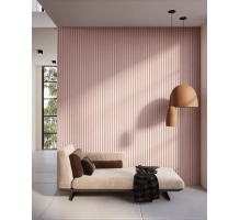 GRILL zidni panel, masivno drvo, vodootporan, CANDY RUŽIČASTI, 147x2750 mm (0.40 m²)