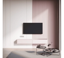 GRILL zidni panel, masivno drvo, vodootporan, CANDY RUŽIČASTI, 147x2750 mm (0.40 m²)