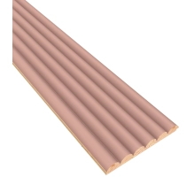 LEKEREKÍTETT falpanel, fa, vízálló, VILÁGOS RÓZSASZÍN, 118x2800 mm (0.33 m²)