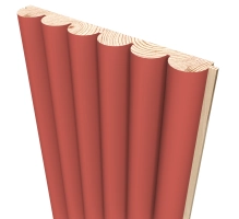 ZAOBLJEN stenski panel, masivni les, vodoodporen, TEMNO MODRO, 147x2750 mm (0.40 m²)