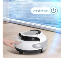 TUTTA Battery robot vacuum cleaner for pool, 5000mAh battery, IPX8 waterproof, 100 min runtime, up to 3m depth, up to 93 m²