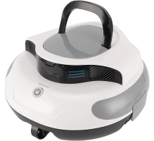 TUTTA Battery robot vacuum cleaner for pool, 5000mAh battery, IPX8 waterproof, 100 min runtime, up to 3m depth, up to 93 m²