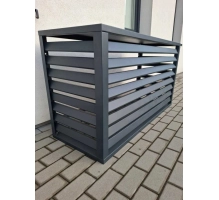 Maska za klima uređaj i toplotne pumpe, antracit, 110x80x60 cm