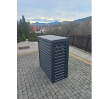 Maska za klima uređaj i toplotne pumpe, antracit, 120x150x80 cm