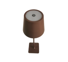 Stolna lampa za restorane, SMEĐA, s baterijom, punjiva, 3600 mAh