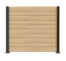WPC daska za ogradu, JAVOR, 162x20 mm, 1750 mm dužina, široke letvice