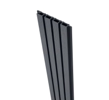 WPC homlokzati panel SZÜRKE/FEKETE, 219x2900 mm, hullámos textúra, half co-extrusion (0,63 m²)