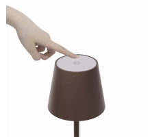Stolna lampa za restorane, SMEĐA, s baterijom, punjiva, 3600 mAh