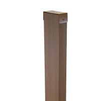 WPC drvena cijev LT-04A, 3D zrnato drvo, AURORA, 100x50x2900 mm