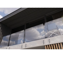 WPC drvena cijev LT-04A, 3D zrnato drvo, AURORA, 100x50x2900 mm