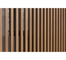 WPC drvena cijev LT-04A, 3D zrnato drvo, AURORA, 100x50x2900 mm