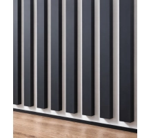 3D Lamella falburkolat, MDF (antracit) 16x28mm