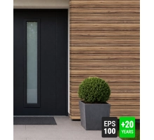 Fasadni panel, imitacija drveta, HRAST RUSTIK, 120x50x2 cm, stiropor EPS 200 (0,60 m²)