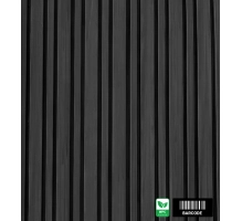 WPC homlokzati panel BARCODE PREMIUM, 219x2900 mm, FEKETE (0,63 m²)