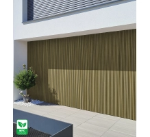 WPC facade panel, 219x2900 mm, dual color, LIGHT OAK & BLACK (0.63 m²)