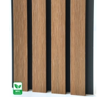 WPC fasadna ploča TEAK/CRNA, ČETKANA tekstura, 219x2900 mm, dvobojna (0,63 m²)