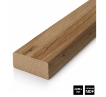 Drvene letvice za pregradne zidove (28x60 mm) (HRAST CATANIA)