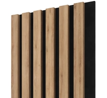 Akusztikus fa panel, ARANY CRAFT TÖLGY, 28x275cm (0.77 m²)