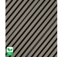 WPC fasadni panel, 223x26x2900 mm, SIVO s črnimi fugami, 6 rešetk (0,64 m²)