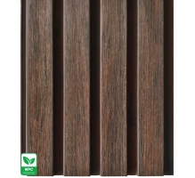 WPC wall cladding panel, board, WPC, 219x26x2900mm, walnut (0.63 m2)