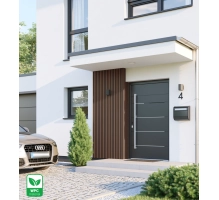 WPC wall cladding panel, board, WPC, 219x26x2900mm, walnut (0.63 m2)