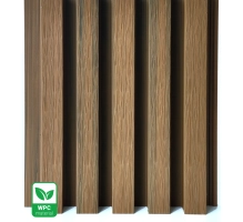 WPC fasadna ploča TEAK TWIX MINI, 5 letvica, 217x2900 mm, brušena tekstura