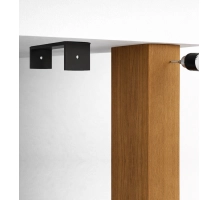 U-nosač za drvene brisoleje, za skrivenu montažu, pocinčani čelik, 87x37 mm
