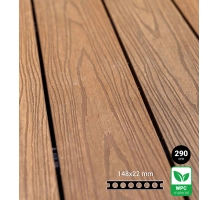 WPC terasna daska TIKOVINA, tekstura drveta, 148x22 mm, duljina 290 cm
