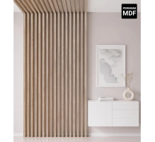 3D Lamella falburkolat, MDF (sonoma tölgy) 16x28mm