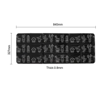 Oil splatter protection during cooking, 84.5 x 32.5 cm