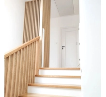 DYI Wooden partition wall (oak wotan)