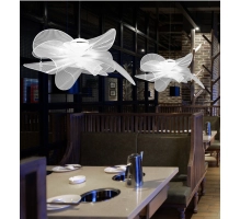 Designer lamp "Ballerina dance", French design, LED, 72cm, white