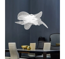 Designer lamp "Ballerina dance", French design, LED, 72cm, white