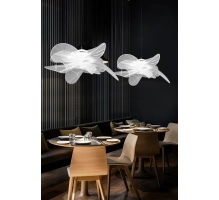 Designer lamp "Ballerina dance", French design, LED, 72cm, white