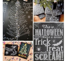 Self-adhesive film type "chalkboard" for children's room wall 45x200 cm