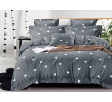 Bedding set 220x200cm, siva, 3 parts