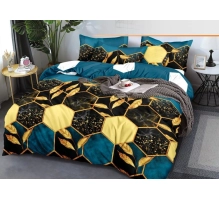 Bedding set 220x200cm, ve​čbarvna, 3 parts