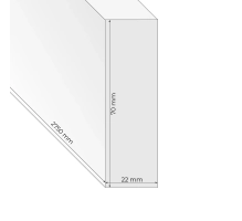DYI Wooden partition wall (oak wotan)