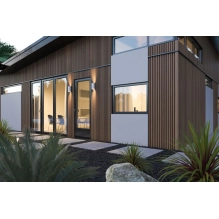 WPC fasadna ploča TEAK TWIX MINI, 5 letvica, 217x2900 mm, brušena tekstura