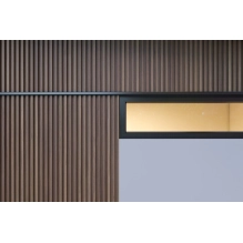 WPC fasadna ploča TEAK TWIX MINI, 5 letvica, 217x2900 mm, brušena tekstura
