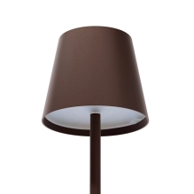 Stolna lampa za restorane, SMEĐA, s baterijom, punjiva, 3600 mAh
