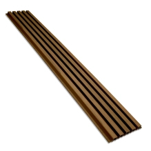 WPC fasadna ploča TEAK TWIX MINI, 5 letvica, 217x2900 mm, brušena tekstura