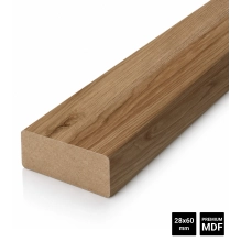 Drvene letvice za pregradne zidove (28x60 mm) (HRAST CATANIA)