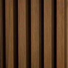 WPC fasadna ploča TEAK TWIX MINI, 5 letvica, 217x2900 mm, brušena tekstura