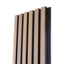 WPC fasadni panel, 223x26x2900 mm, SVJETLI HRAST s crnim fugama, 6 rešetki (0,64 m²)